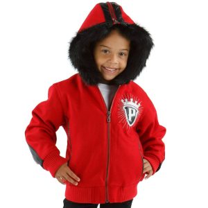 Pelle Pelle 1978 Split Fur Hood Red Jacket
