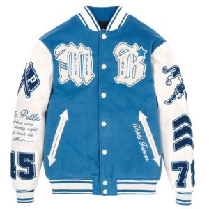 Pelle Pelle 1978 World Famous Blue Varsity Jacket