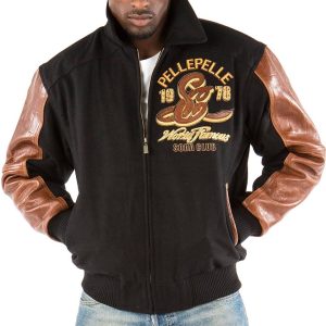 Pelle Pelle 1978 World Finest MB Soda Club Black Jacket
