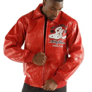 Pelle Pelle 1978 World Finest MB Soda Club Red Jacket