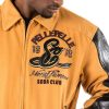 Pelle Pelle 1978 World Finest MB Soda Club Yellow Wool Jacket For Men