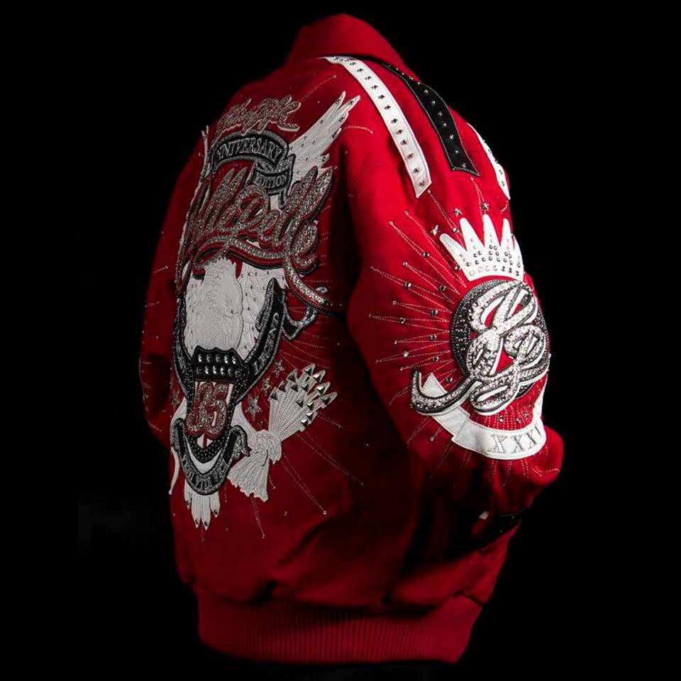 Pelle Pelle 35th Anniversary Red Marc Buchanan Wool Jacket