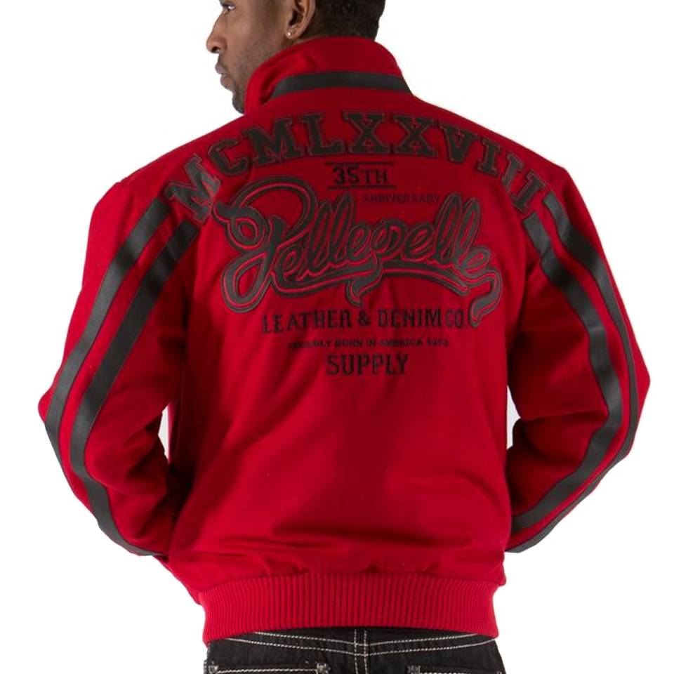 Pelle Pelle 35th Anniversary Red Wool Jacket