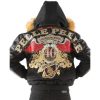 Pelle Pelle 40 Anniversary Fur Hood Black Wool Jacket