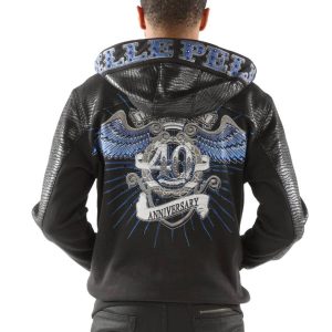 Pelle Pelle 40th Anniversary Black Wool Hoodie