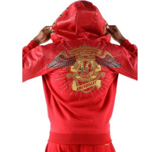 Pelle Pelle 40th Anniversary Red Wool Hoodie