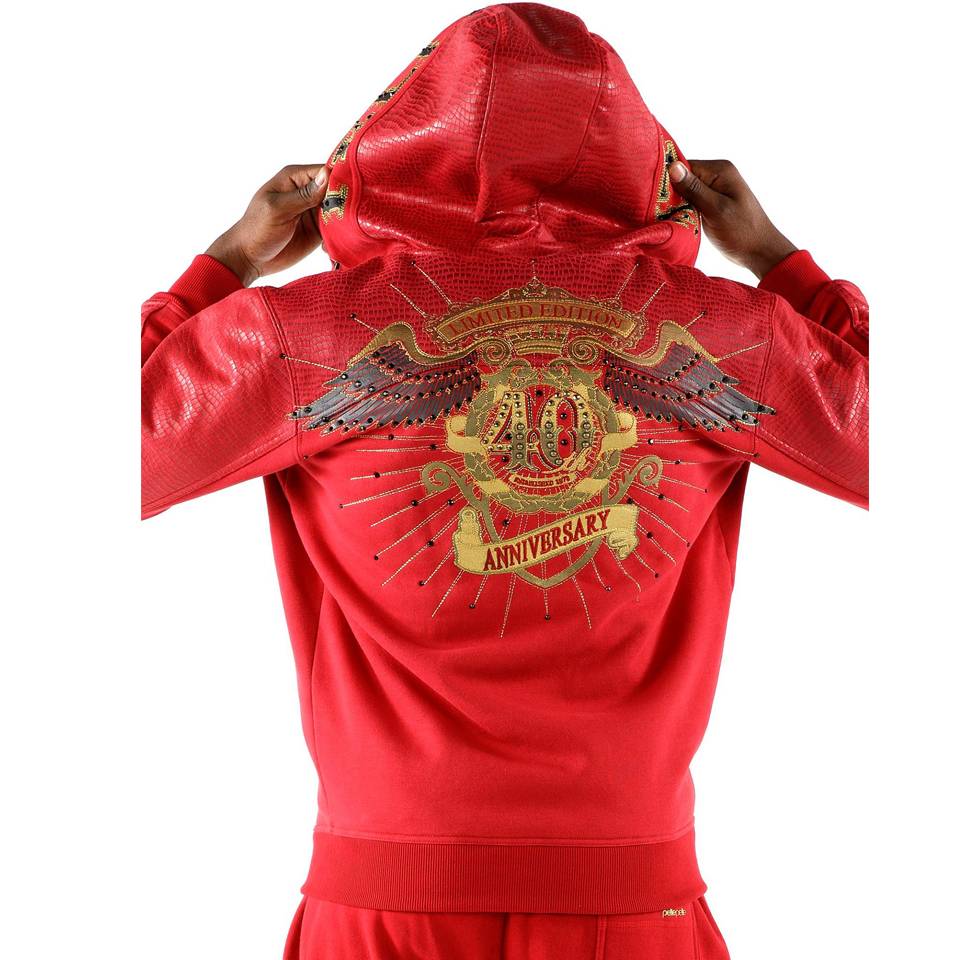 Pelle Pelle 40th Anniversary Red Wool Hoodie