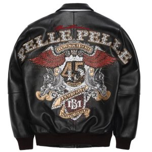 Pelle Pelle 45th Anniversary Collector Series Black Leather Jacket