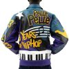 Pelle Pelle 50 Years of Hip Hop Blue Leather Jacket
