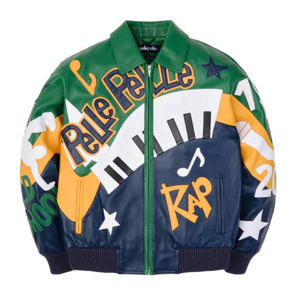 Pelle Pelle 50 Years of Hip Hop Green Jacket