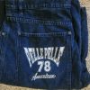 Pelle Pelle 78 American Blue Baggy Jean Shorts