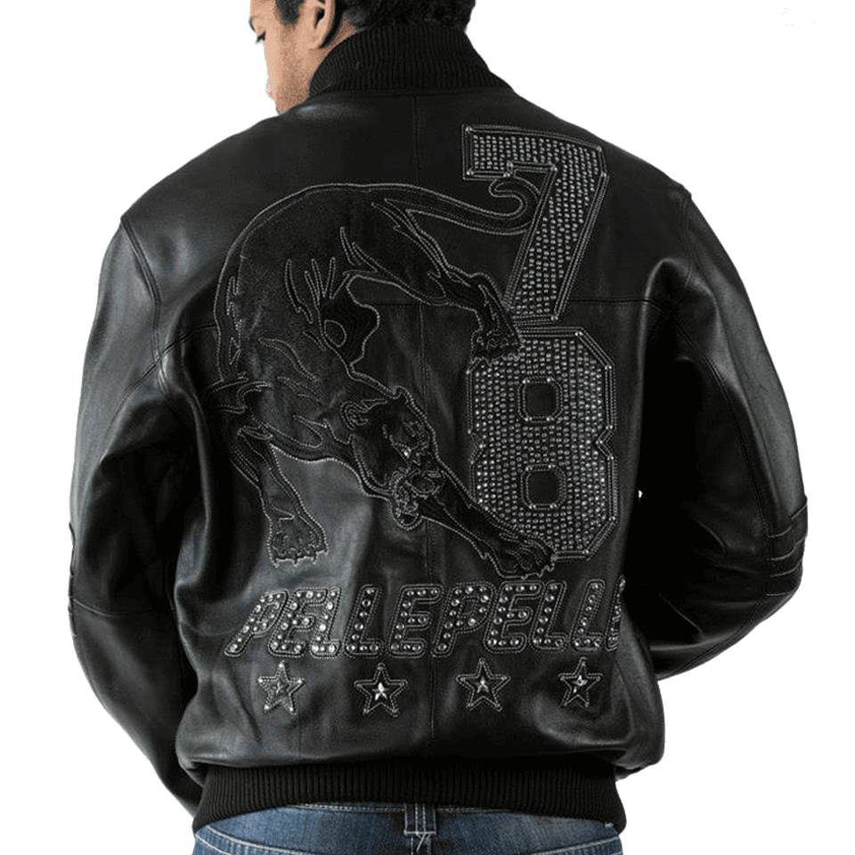 Pelle Pelle 78 Panther Black Leather Jacket