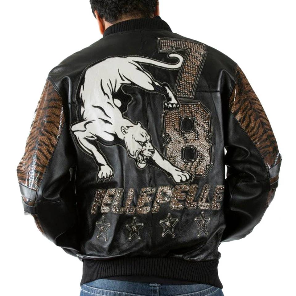 Pelle Pelle 78 Panther Black Men Leather Jacket