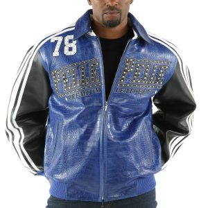 Pelle Pelle 78 Wild Ones Never Die Blue Jacket