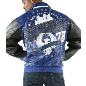 Pelle Pelle 78 Wild Ones Never Die Blue Leather Jacket