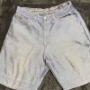Pelle Pelle 90s Slate Blue Baggy Jean Denim Shorts
