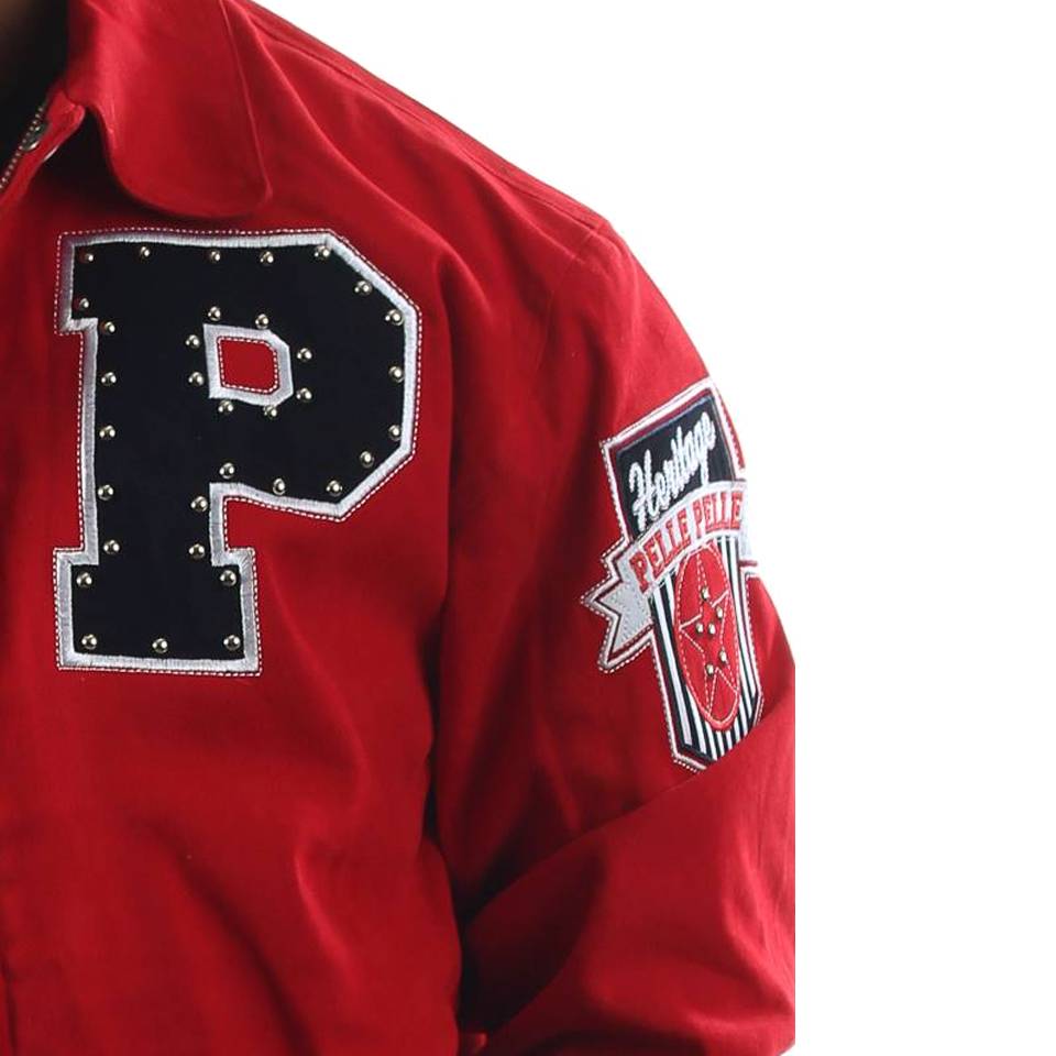 Pelle Pelle All American Heritage Series Red Wool Jacket