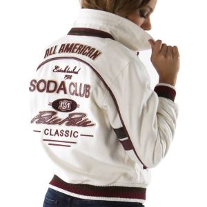 Pelle Pelle All American Soda Club MB Classic White Jacket