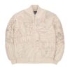 America Quilted Pelle Pelle Beige Jacket