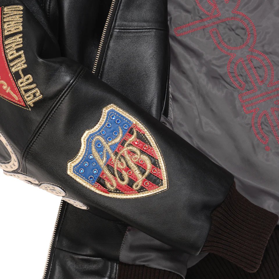 Pelle Pelle American Bruiser Black Plush Leather Jacket