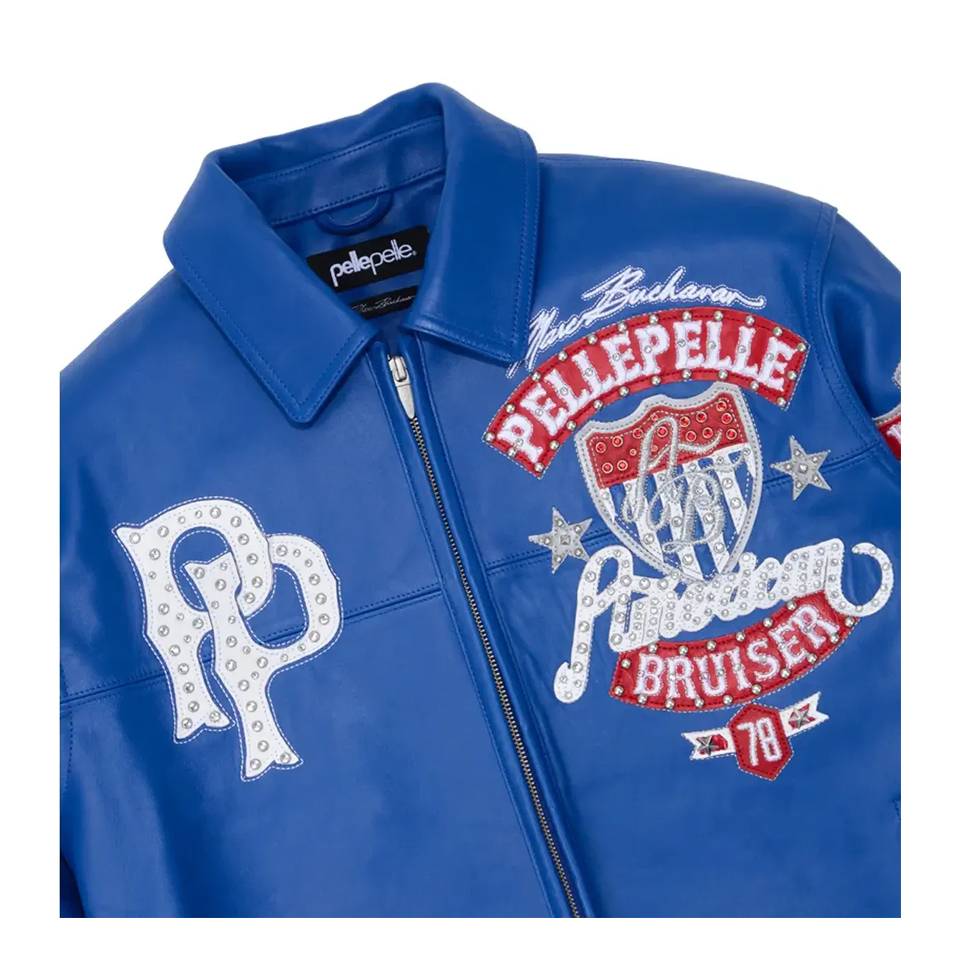 Pelle Pelle American Bruiser Blue Men Jacket
