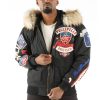 Pelle Pelle American Bruiser MB Black Fur Hood Jacket