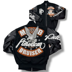 Pelle Pelle American Bruiser MB Varsity Balck Jacket