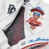 Pelle Pelle American Bruiser MB White Plush Women Crop Leather Jacket