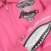 Pelle Pelle American Bruiser Pink Women Crop Genuine Leather Jacket