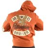 Pelle Pelle American Bruiser Plush Orange Hoodie