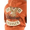 Pelle Pelle American Bruiser Plush Orange Men Wool Hoodie