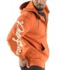 Pelle Pelle American Bruiser Plush Orange Wool Hoodie