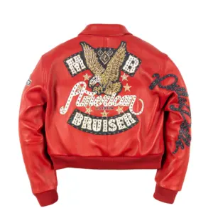 Pelle Pelle American Bruiser Plush Womens Crop Jacket 1