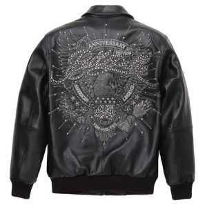 Pelle Pelle American Legend 45th Anniversary Black Studded Leather Jacket