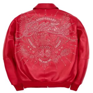 Pelle Pelle American Legend 46th Anniversary Edition Red Leather Jacket
