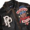 Pelle Pelle American MB Bruiser Distress Brown Genuine Leather Jacket
