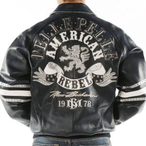 Pelle Pelle American Rebel MB Navy Blue Leather Jacket