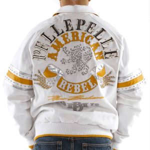 Pelle Pelle American Rebel MB White Wool Jacket