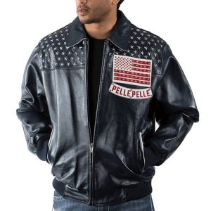 Pelle Pelle Americana Navy Blue Jacket