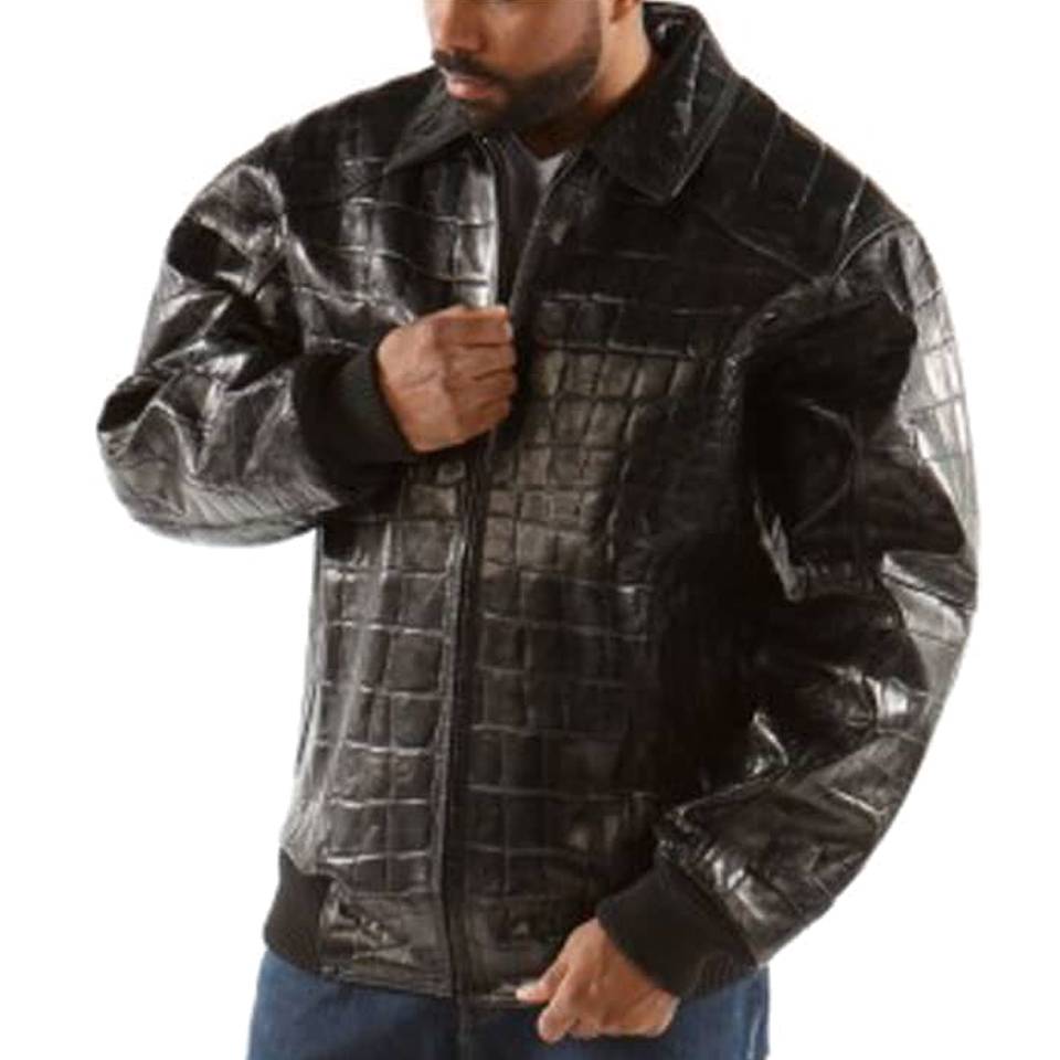 Pelle Pelle Applique Basic Black Jacket