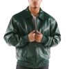 Pelle Pelle Applique Basic Dark Green Jacket