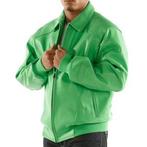 Pelle Pelle Applique Basic Green Jacket
