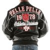 Pelle Pelle Athletic Division MB 1978 Black Leather Jacket
