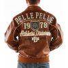 Pelle Pelle Athletic Division MB 1978 Brown Leather Jacket