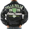 Pelle Pelle Athletic Division MB 1978 Navy Blue Leather Jacket