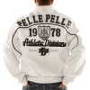 Pelle Pelle Athletic Division MB 1978 White Leather Jacket