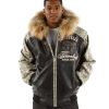 Pelle Pelle Avant Garde 1978 Unrivaled Supreme Black Fur Hood Jacket