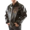 Pelle Pelle Badged Trail Blazer MB Dark Brown Men's Jacket