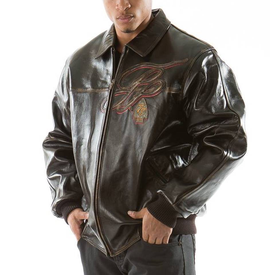 Pelle Pelle Badged Trail Blazer MB Dark Brown Men's Jacket