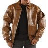 Pelle Pelle Basic Applique Brown Jacket